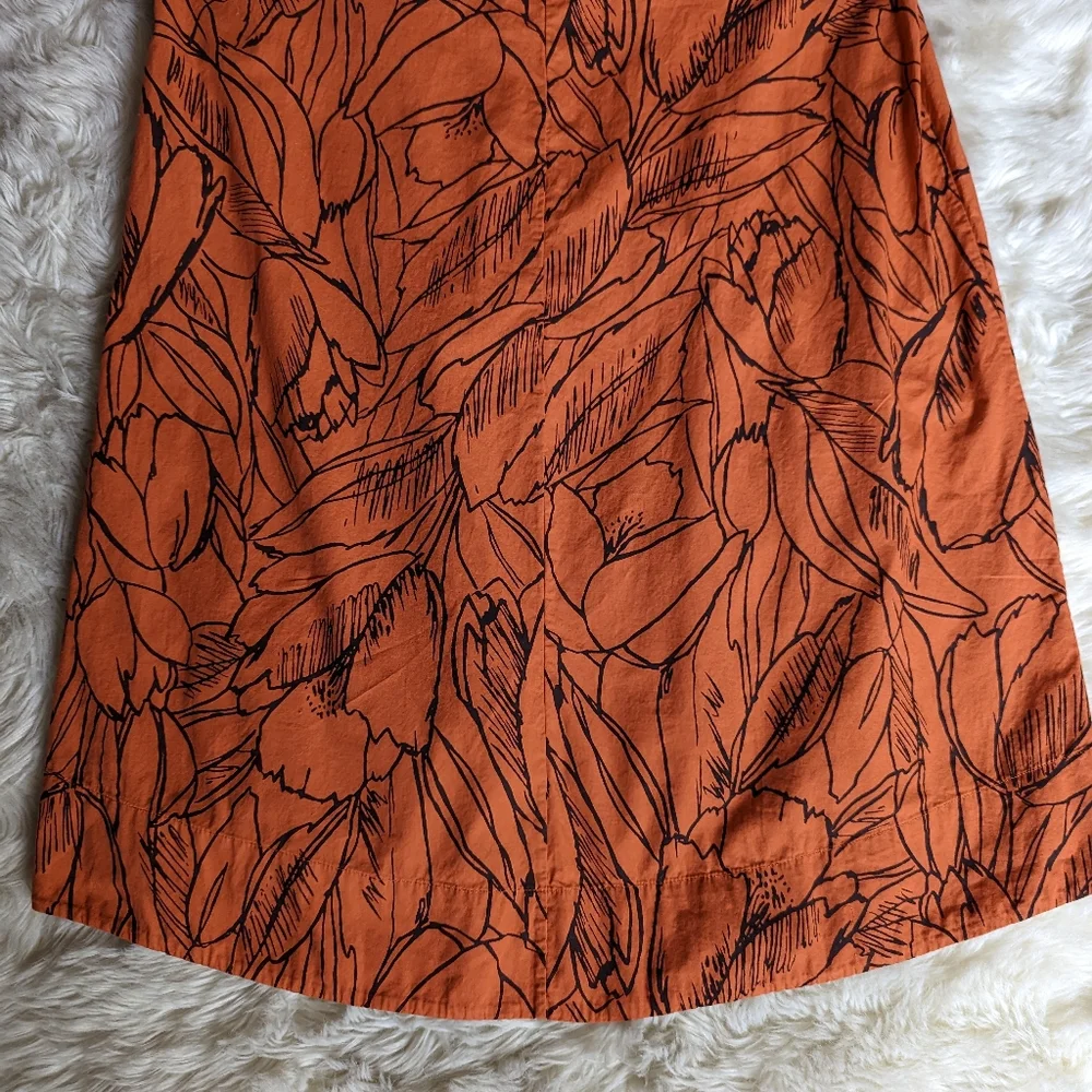 EUC Bryn Walker Don Tunic in Orange Floral